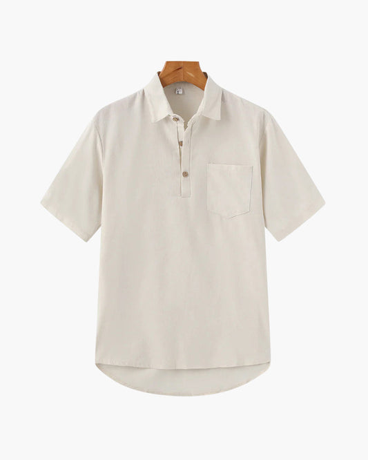 Camisa polo de lino Senna