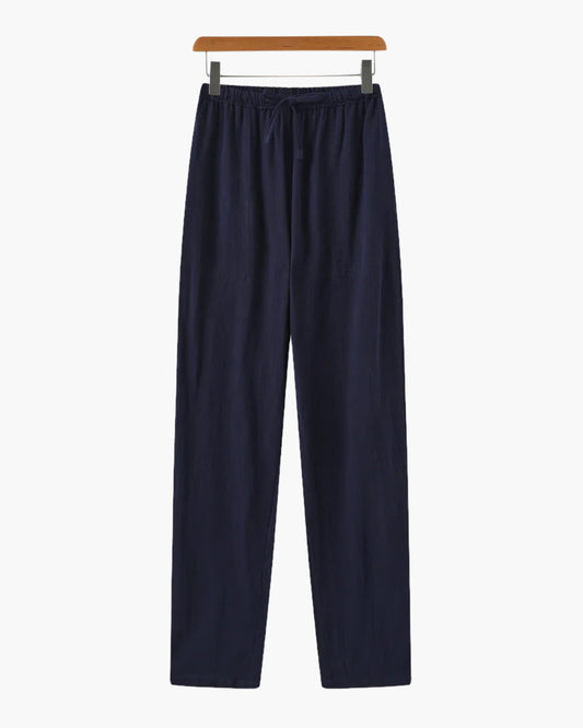 Pantalón de lino corte slim Casablanca
