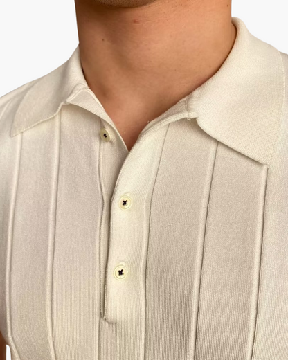 Polo de algodón acanalado Sancti Petri