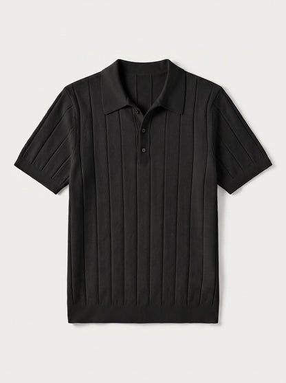 Polo de algodón acanalado Sancti Petri