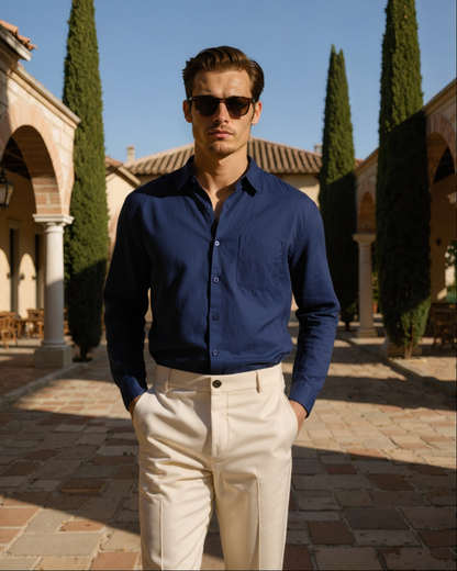 Camisa de Lino Premium St. Tropez